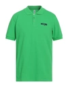 Moschino Man Polo Shirt Green Size Xxl Cotton In Green