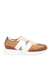 NEW BALANCE NEW BALANCE MAN SNEAKERS BROWN SIZE 9 TEXTILE FIBERS