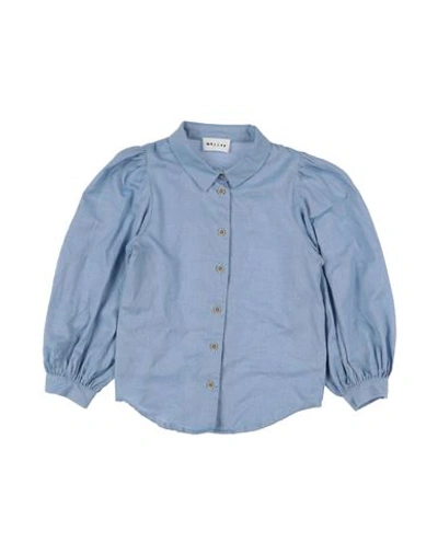 Morley Babies'  Toddler Girl Shirt Light Blue Size 6 Cotton