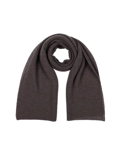 Gentryportofino Woman Scarf Dark Brown Size - Cashmere