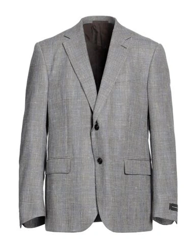 Zegna Suit Jackets In Grey