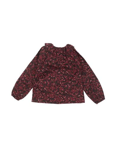 Louis Louise Babies'  Toddler Girl Shirt Burgundy Size 6 Cotton, Lurex In Red