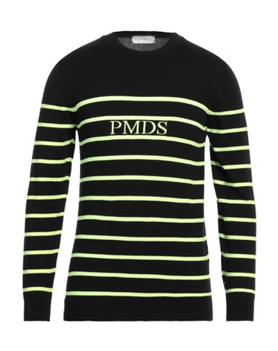Pmds Premium Mood Denim Superior Man Sweater Black Size L Cotton