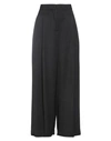 FRASE FRANCESCA SEVERI FRASE FRANCESCA SEVERI WOMAN PANTS BLACK SIZE 6 VISCOSE