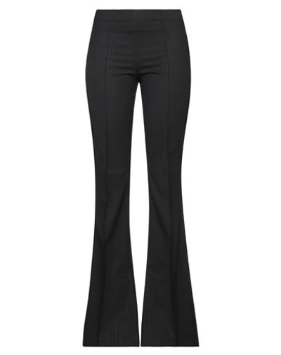 Lardini Woman Pants Black Size 4 Polyester, Virgin Wool, Elastane, Acetate