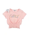 Yours By 02tandem Babies'  Toddler Girl T-shirt Light Pink Size 6 Cotton