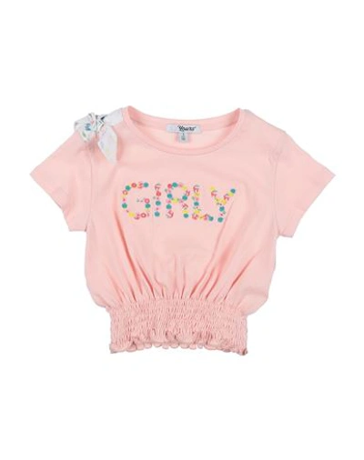 Yours By 02tandem Babies'  Toddler Girl T-shirt Light Pink Size 6 Cotton