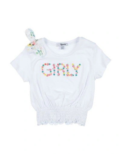 Yours By 02tandem Babies'  Toddler Girl T-shirt White Size 6 Cotton