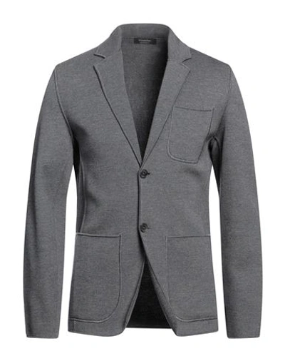 Zegna Man Suit Jacket Grey Size 38 Wool