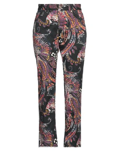 Just Cavalli Woman Pants Black Size 26 Cotton, Elastane