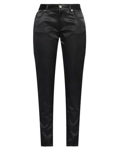 Just Cavalli Woman Pants Black Size 30 Cotton, Viscose, Elastane