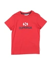 Superga Babies'  Toddler Boy T-shirt Red Size 6 Cotton