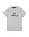 Superga Babies'  Toddler Boy T-shirt Grey Size 7 Cotton