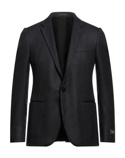 Zegna Man Suit Jacket Midnight Blue Size 38 Wool