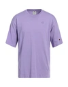 Champion Man T-shirt Purple Size Xl Cotton