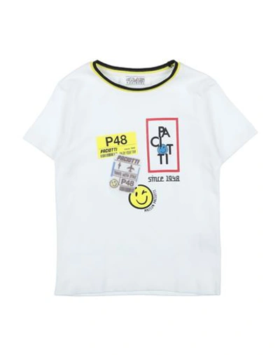 Cesare Paciotti 4us Babies'  Toddler Boy T-shirt White Size 6 Cotton