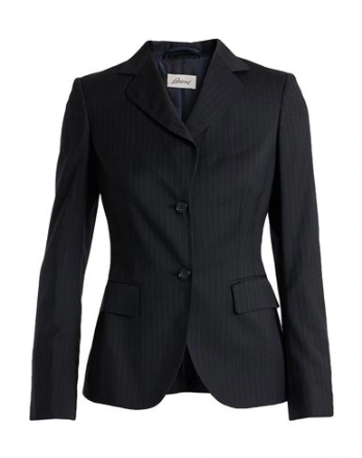 Brioni Woman Suit Jacket Black Size 2 Super 150s Wool