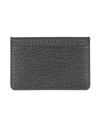 Maison Margiela Woman Document Holder Black Size - Soft Leather In Black