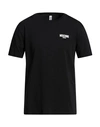 Moschino Man T-shirt Black Size M Cotton, Elastane