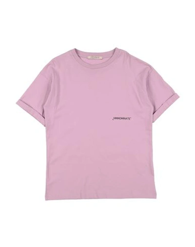 Hinnominate Toddler Girl T-shirt Lilac Size 4 Cotton In Purple