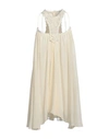 Isabel Marant Racky Silk Mini Dress In Ecru