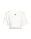 Puma Woman T-shirt White Size Xl Cotton, Polyester