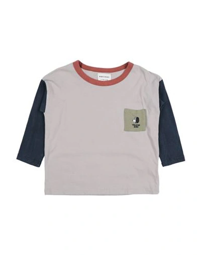 Bobo Choses Babies'  Newborn Boy T-shirt Grey Size 3 Organic Cotton