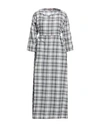Rose A Pois Rosé A Pois Woman Midi Dress White Size 8 Cotton In White