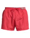 Moschino Man Swim Trunks Red Size Xs Polyester