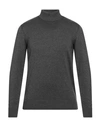 Egon Von Furstenberg Man Turtleneck Grey Size Xl Cotton, Viscose, Pes - Polyethersulfone