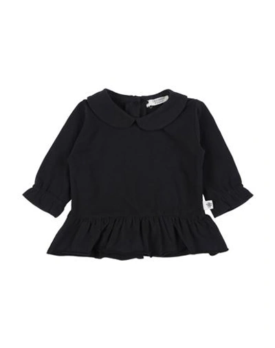 Coccodé Babies'  Newborn Girl T-shirt Black Size 3 Cotton, Elastane