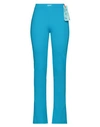 Off-white Off White Techno Jersey Flared Leggings In Blue