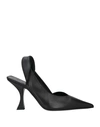 By Far Woman Pumps Black Size 9 Soft Leather