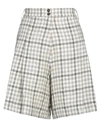 Gentryportofino Woman Shorts & Bermuda Shorts Grey Size 10 Virgin Wool