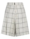 Gentryportofino Woman Shorts & Bermuda Shorts Grey Size 8 Virgin Wool In Grey