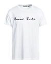 Daniele Alessandrini Homme Man T-shirt White Size L Cotton