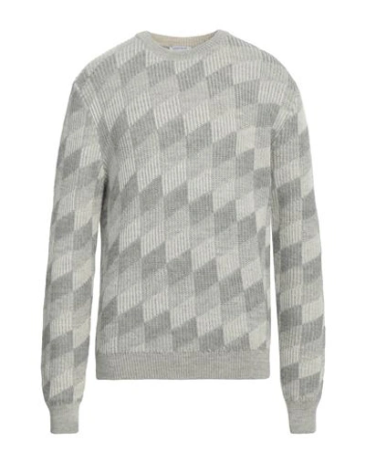 Heritage Man Sweater Grey Size 42 Alpaca Wool, Virgin Wool