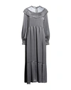 FRASE FRANCESCA SEVERI FRASE FRANCESCA SEVERI WOMAN MAXI DRESS LEAD SIZE 6 POLYESTER