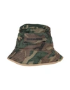 DSQUARED2 DSQUARED2 MAN HAT MILITARY GREEN SIZE S COTTON
