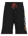Gcds Man Shorts & Bermuda Shorts Black Size M Cotton In Black