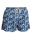 Arrels Barcelona Man Swim Trunks Midnight Blue Size Xl Polyester In Blue