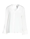 Manila Grace Woman Top White Size 10 Silk