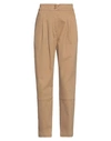 Gentryportofino Woman Pants Sand Size 10 Cotton, Elastane In Beige