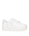 WINDSOR SMITH WINDSOR SMITH WOMAN SNEAKERS WHITE SIZE 8 SOFT LEATHER