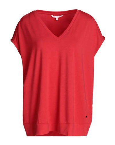 Xandres Woman T-shirt Red Size 4xl Lyocell, Cotton, Elastane