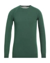 Andrea Fenzi Man Sweater Emerald Green Size 44 Merino Wool, Viscose, Polyamide, Cashmere