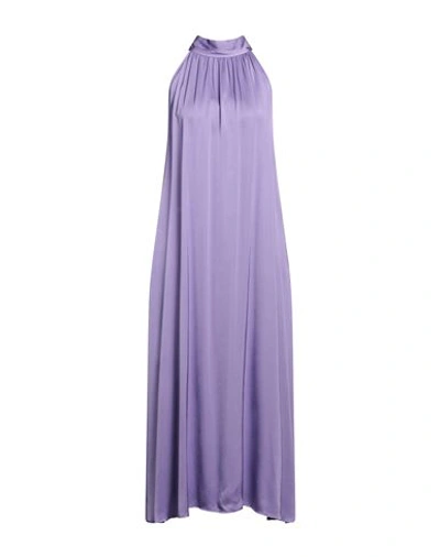 Le Volière Woman Maxi Dress Lilac Size Xs/s Viscose In Purple