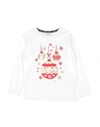 Liu •jo Toddler Girl T-shirt White Size 4 Cotton, Elastane In White