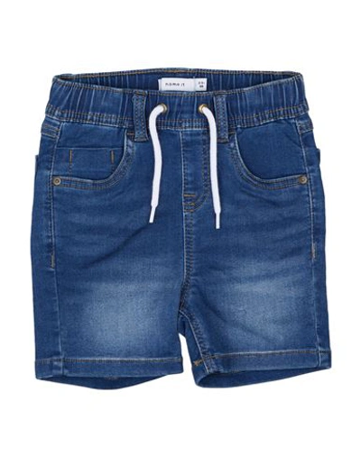 Name It® Babies' Name It Toddler Boy Denim Shorts Blue Size 6 Cotton, Polyester, Elastane