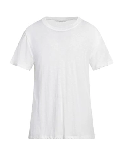 Zadig & Voltaire Man T-shirt White Size M Cotton, Modal
